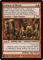 Initiate of Blood // Goka the Unjust (LIST-CHK-173) - uncommon