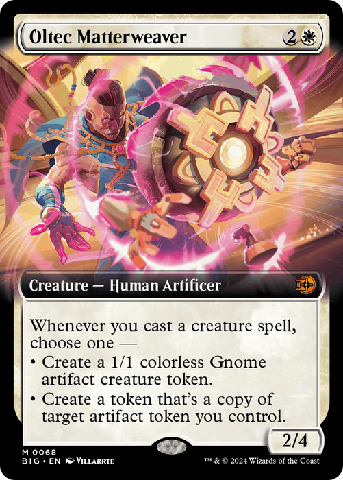 Oltec Matterweaver (BIG-068) - mythic: (Extended Art)