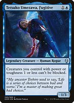 Tetsuko Umezawa, Fugitive (DOM-069) - uncommon - Foil