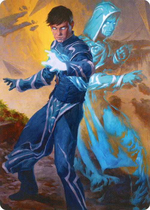 Jace, Mirror Mage // Jace, Mirror Mage (AZNR-001) - common (Borderless) - Foil