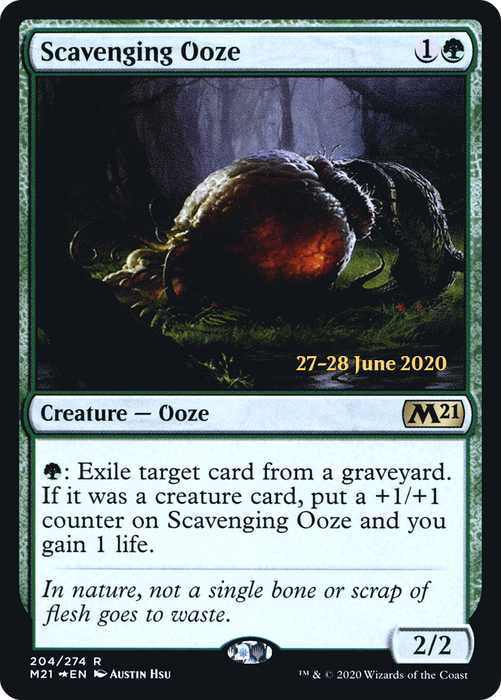 Scavenging Ooze (PRE-204S) - rare - Foil