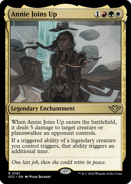 Annie Joins Up (OTJ-191) - rare - Foil