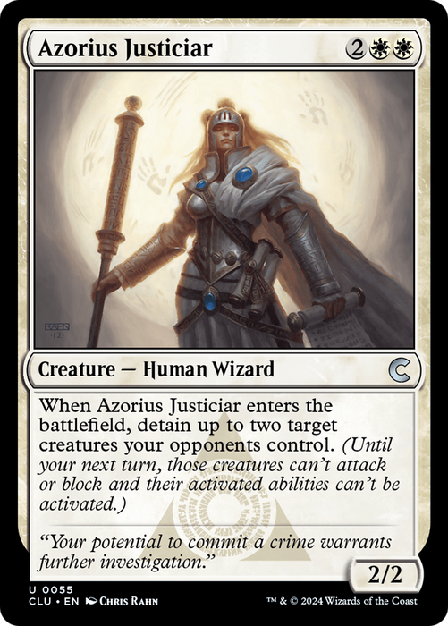Azorius Justiciar (CLU-055) - uncommon