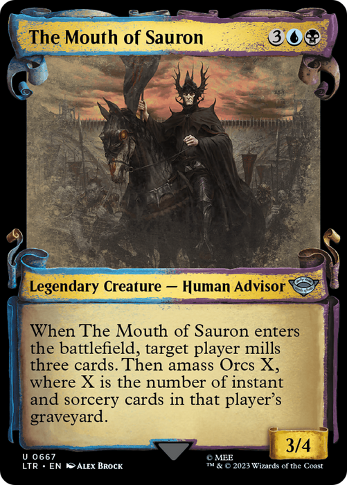The Mouth of Sauron (LTR-667) - uncommon: (Showcase)