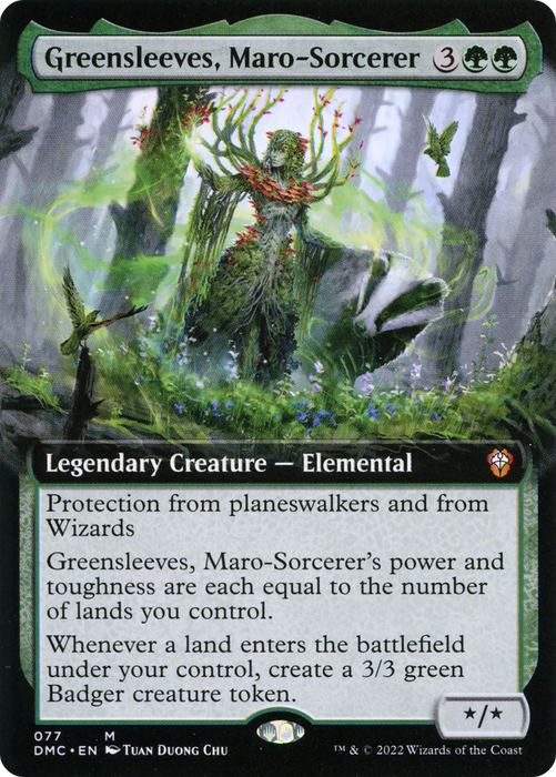 Greensleeves, Maro-Sorcerer (DMC-077) - mythic: (Extended Art) - Foil