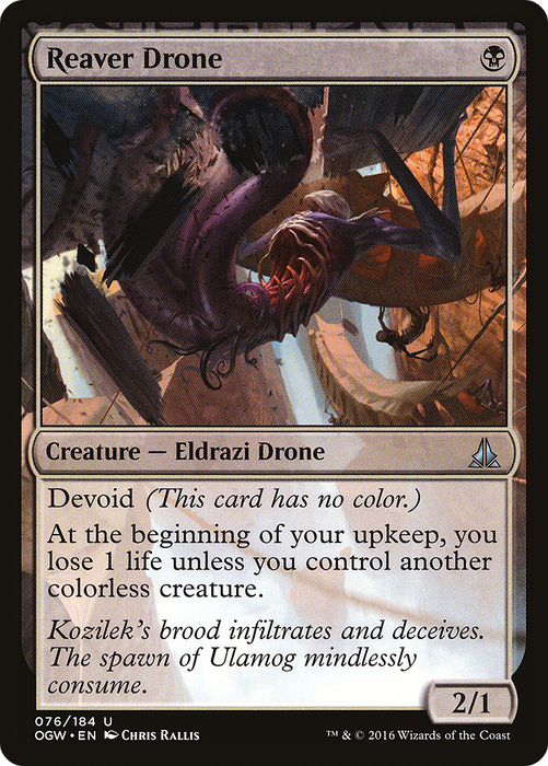 Reaver Drone (OGW-076) - uncommon: (devoid)