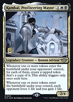 Kambal, Profiteering Mayor (PRE-211S) - rare - Foil