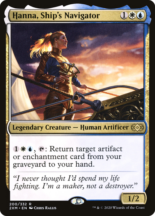 Hanna, Ship's Navigator (2XM-200) - rare - Foil
