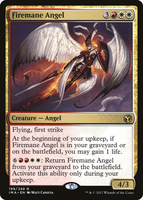 Firemane Angel (IMA-199) - rare - Foil