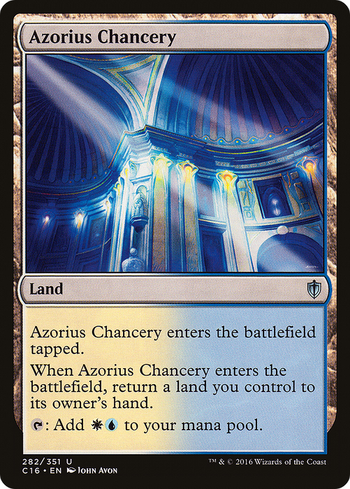 Azorius Chancery (C16-282) - uncommon