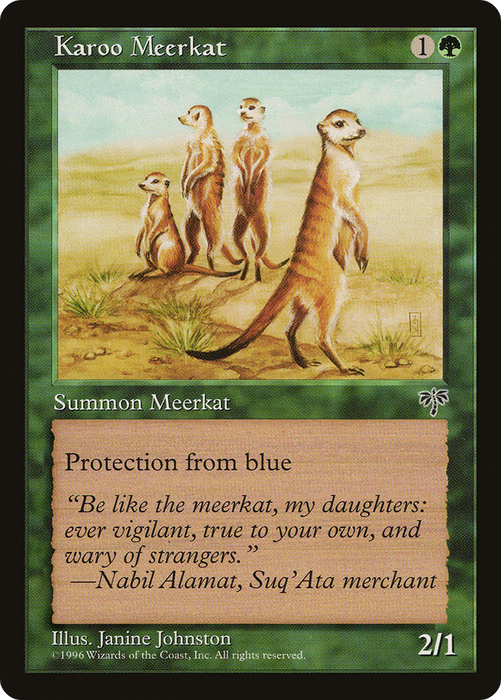 Karoo Meerkat (MIR-225) - uncommon