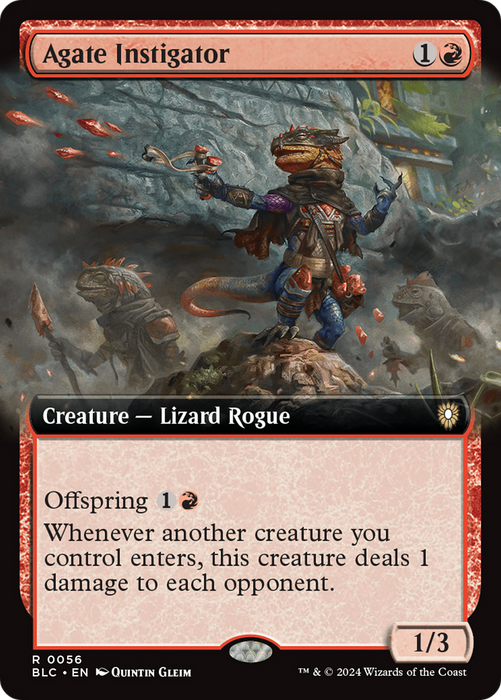 Agate Instigator (BLC-056) - rare: (Extended Art)