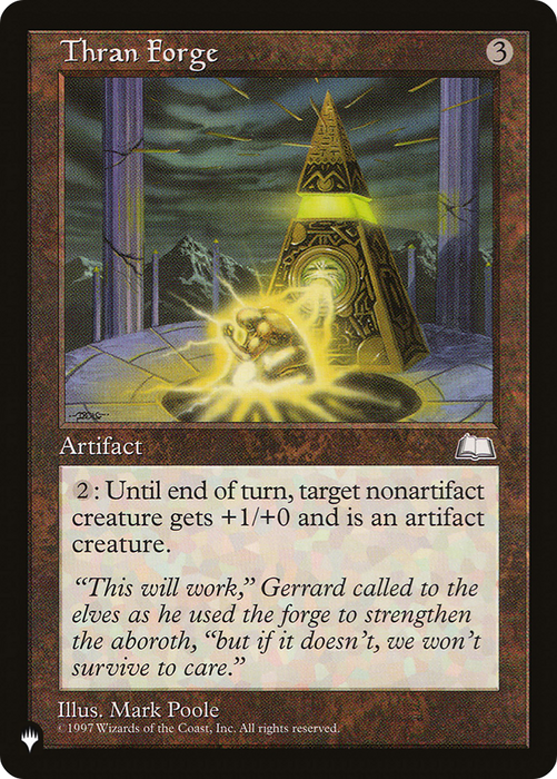 Thran Forge (LIST-WTH-159) - uncommon