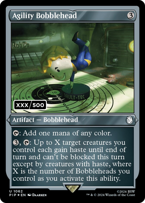 Agility Bobblehead (PIP-1062) - uncommon - Foil