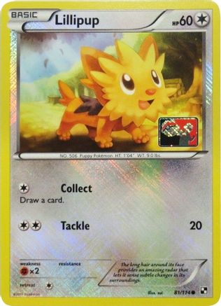 Lillipup (081/114) - LCC  - Promo - Reverse Holofoil