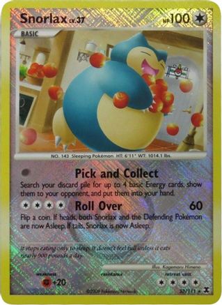 Snorlax (033/111) - LCC  - Promo - Reverse Holofoil