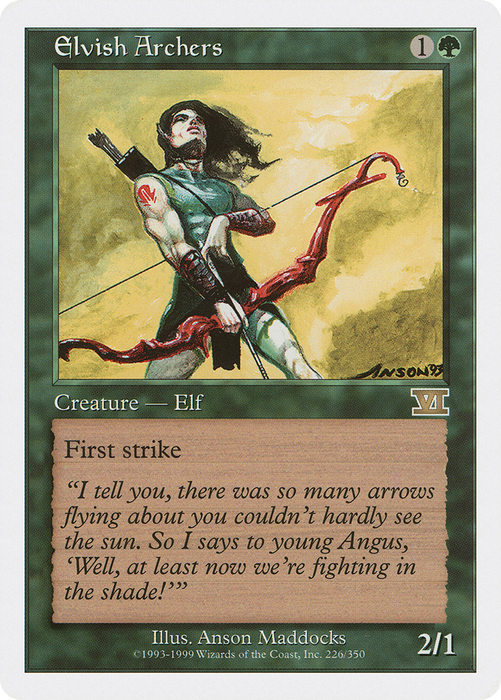 Elvish Archers (6ED-226) - rare