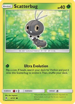 Scatterbug (6) (006) - SFL  - Common - Reverse Holofoil