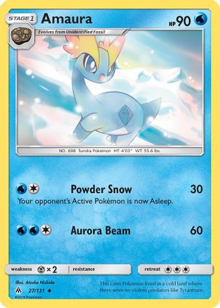 Amaura (027/131) - SFL  - Uncommon - Reverse Holofoil