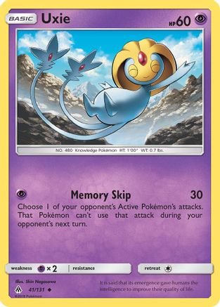 Uxie (041/131) - SFL  - Uncommon - Reverse Holofoil