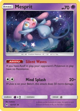 Mesprit (042/131) - SFL  - Uncommon - Reverse Holofoil