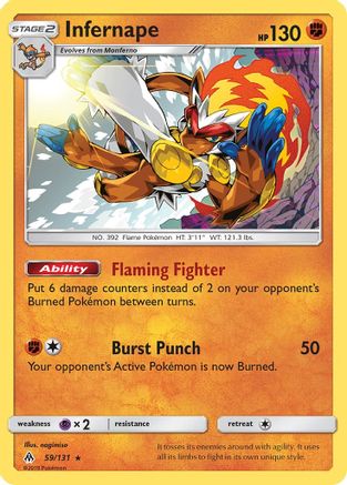 Infernape (059/131) - SFL  - Holo Rare - Holofoil