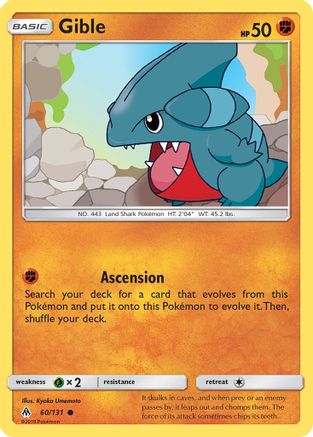 Gible (060/131) - SFL  - Common - Reverse Holofoil