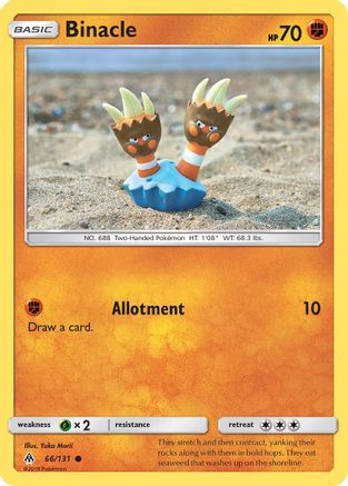 Binacle (066/131) - SFL  - Common - Reverse Holofoil