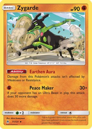Zygarde (71) (071/131) - SFL  - Uncommon - Reverse Holofoil