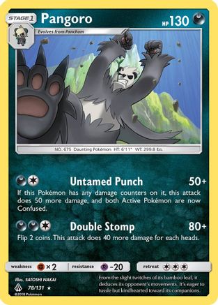 Pangoro (078) - SFL  - Rare - Reverse Holofoil