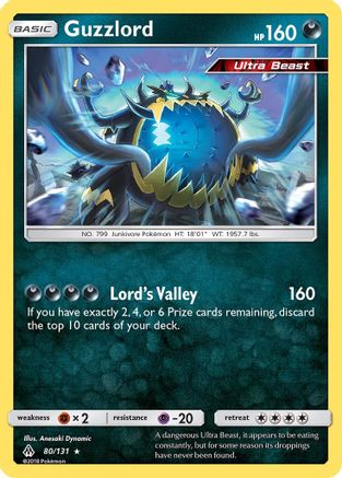Guzzlord (080/131) - SFL  - Holo Rare - Reverse Holofoil