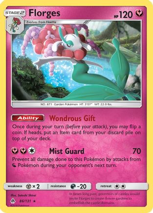 Florges (086/131) - SFL  - Rare - Reverse Holofoil