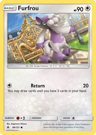 Furfrou (099) - SFL  - Common - Reverse Holofoil