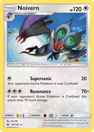 Noivern (101) - SFL  - Rare - Reverse Holofoil