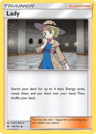 Lady (109/131) - SFL  - Uncommon - Reverse Holofoil