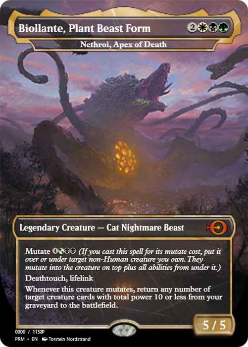 Nethroi, Apex of Death (PRM-80905) - mythic / Biollante, Plant Beast Form - Foil