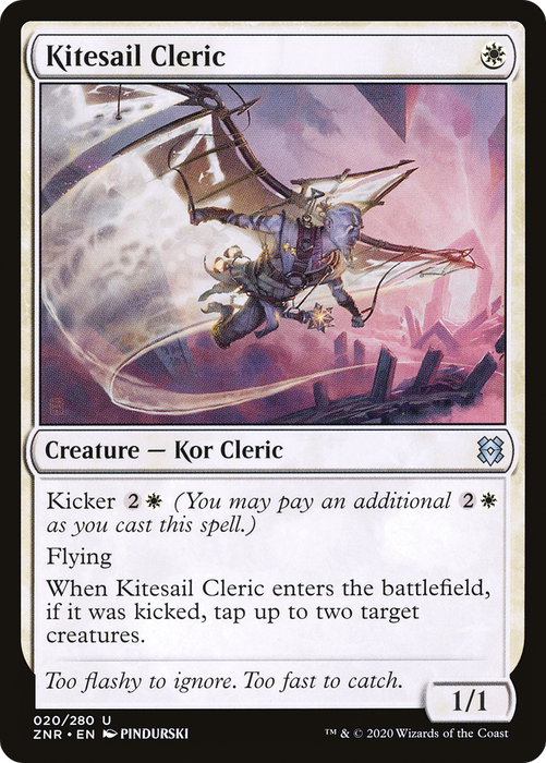 Kitesail Cleric (ZNR-020) - uncommon - Foil