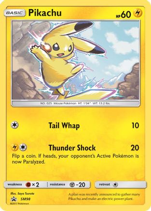 Pikachu (SM98) - SP  - Promo - Holofoil