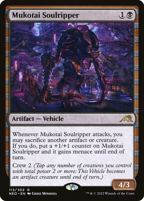 Mukotai Soulripper (NEO-113) - rare - Foil