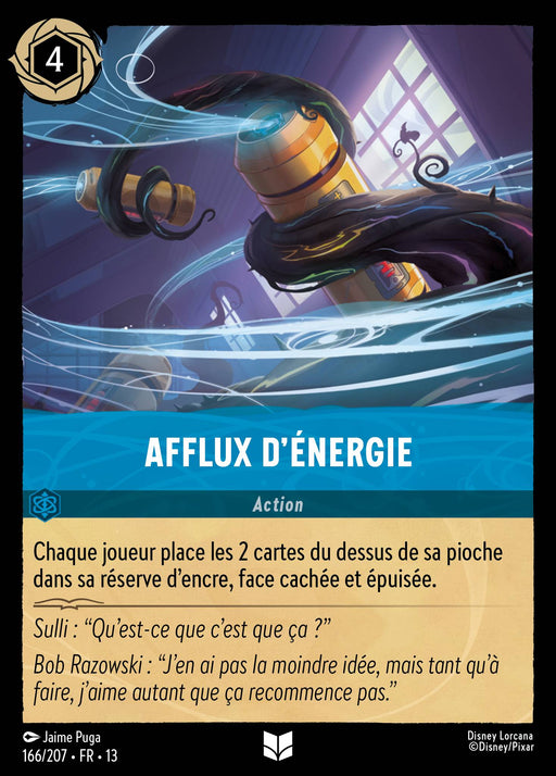Afflux d'énergie