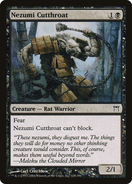 Nezumi Cutthroat (CHK-128) - common