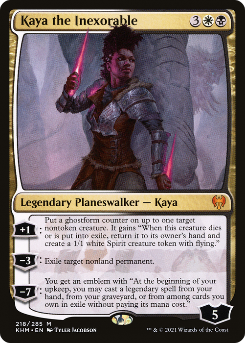 Kaya the Inexorable (KHM-218) - mythic