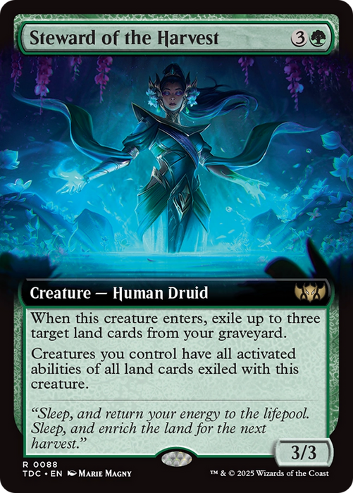 Steward of the Harvest (TDC-088) - rare: (Extended Art)