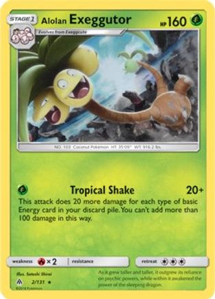 Alolan Exeggutor (002/131) - DE  - Rare - Holofoil