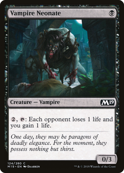 Vampire Neonate (M19-124) - common - Foil