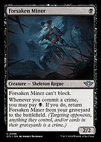 Forsaken Miner (OTJ-088) - uncommon