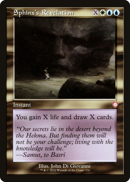 Sphinx's Revelation (BRC-130) - mythic