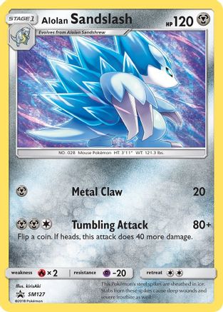 Alolan Sandslash (SM127) - SP  - Promo - Holofoil