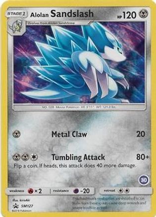 Alolan Sandslash (30) (SM127) - STKASAN  - Promo - Holofoil