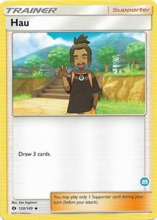 Hau (23) (Alolan Ninetales Half-Deck) (120) - STKASAN  - Uncommon